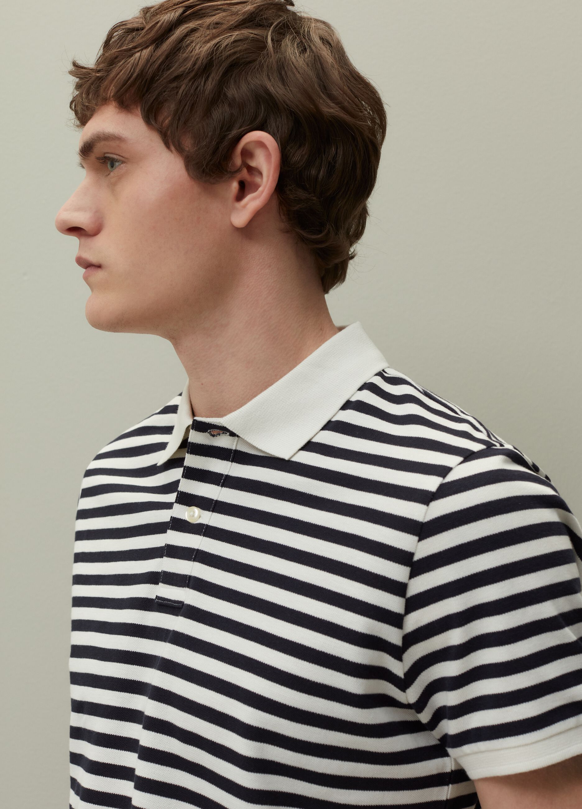 Polo in piquet a righe_3