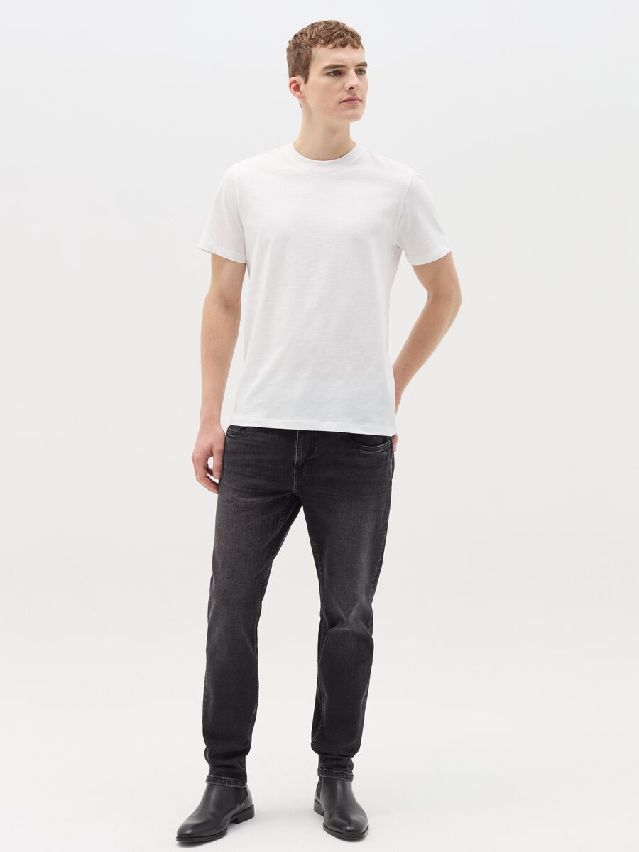 Skinny-fit jeans with five pockets_0