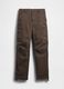 Brown Stretch Cotton Cargo Trousers_4