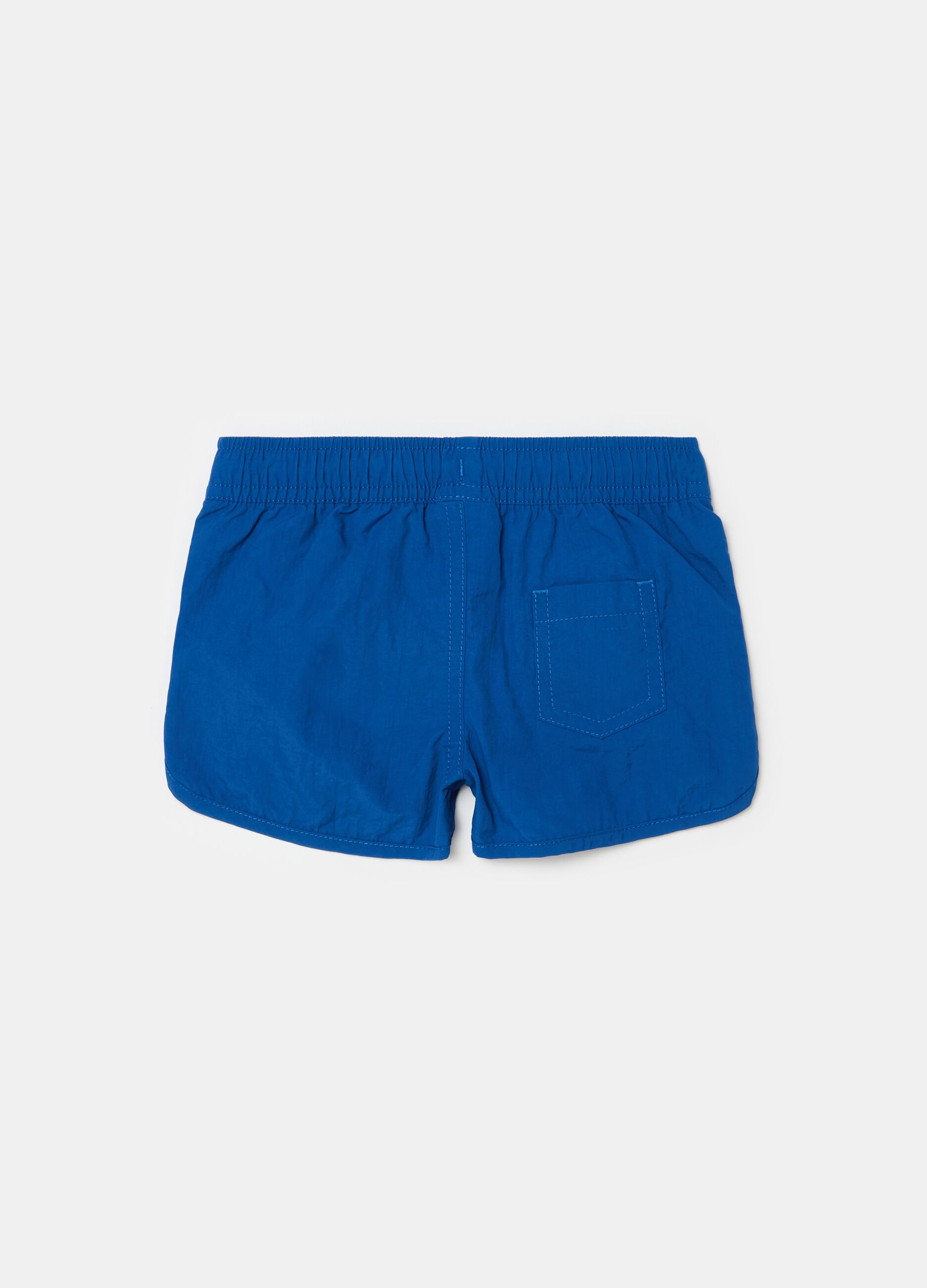 Costume boxer con coulisse e stampa gabbiano