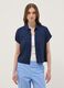 Blue pure viscose regular-fit shirt_2