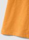Orange crew neck pure cotton oversized fit kids t-shirt_2
