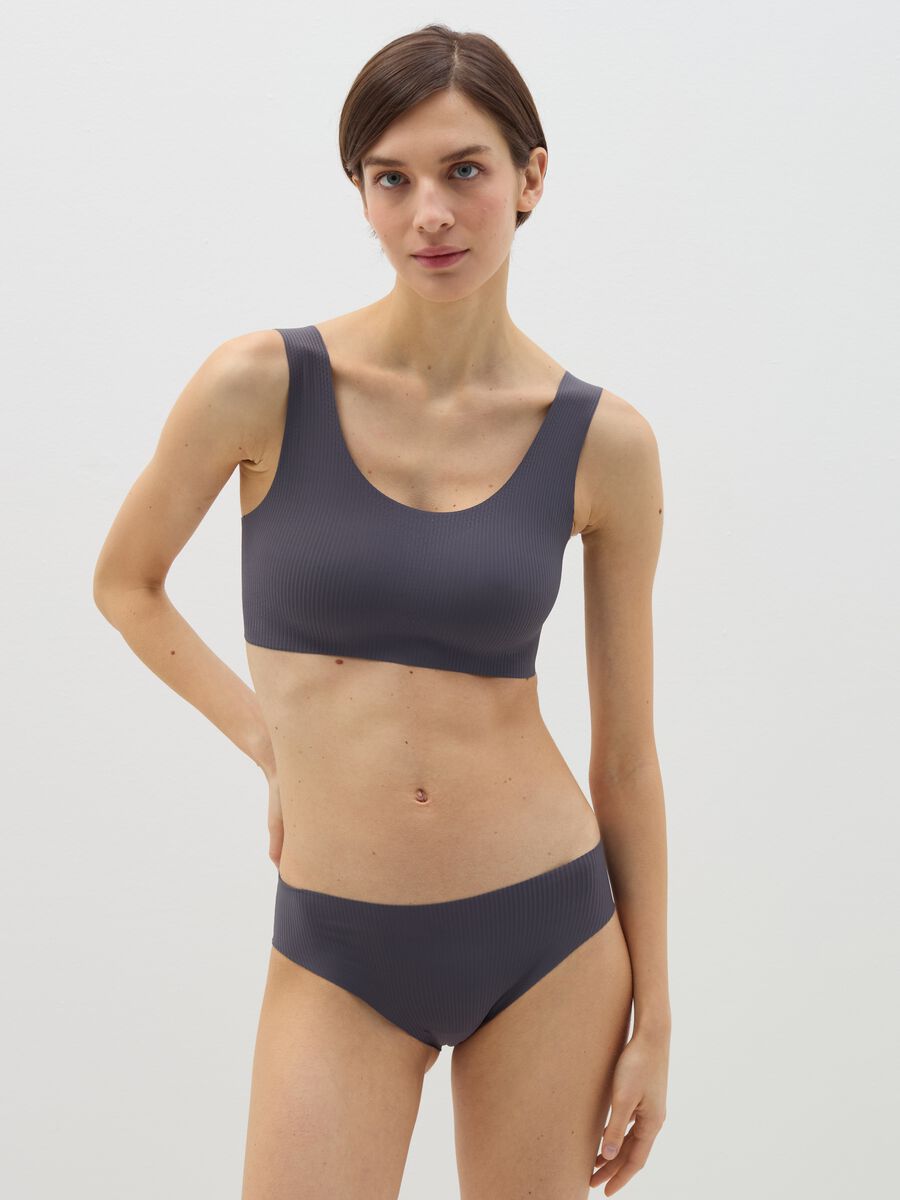 Seam-free ribbed bralette_0