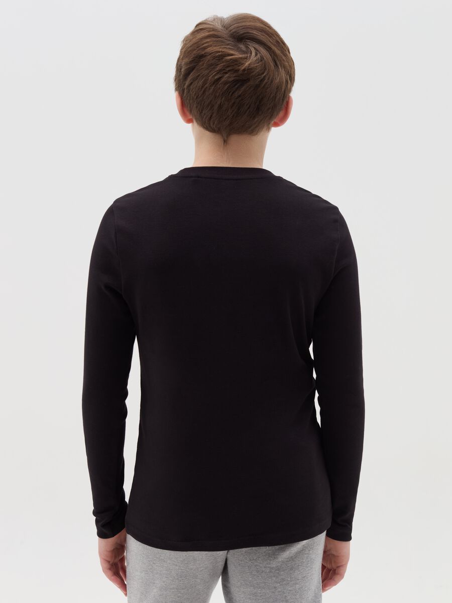 "Whistler" T-shirt in cotton with long sleeves_2