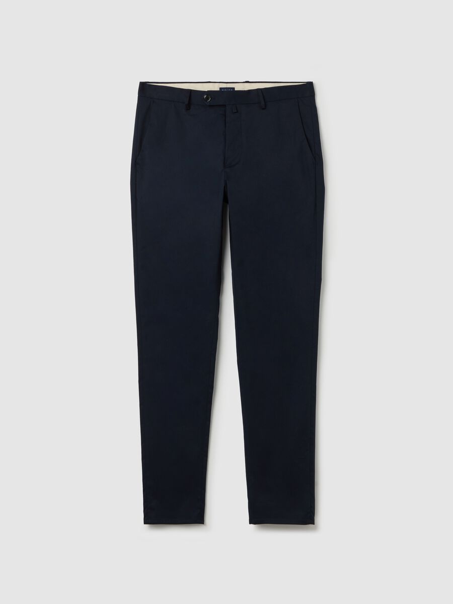 Stretch cotton chino trousers_4