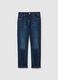 Jeans blu da ragazzo in denim elasticizzato regular fit_3