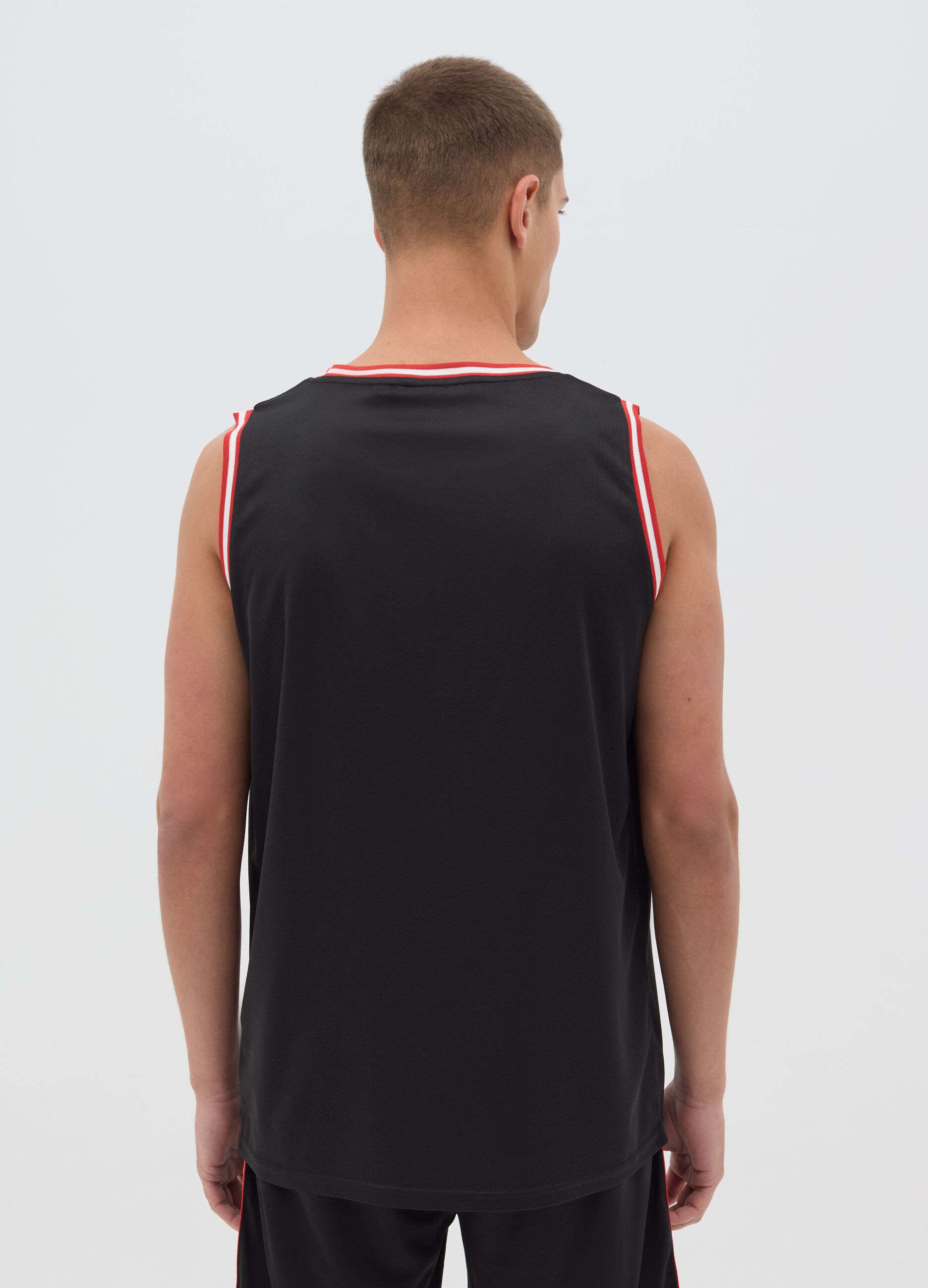 Black Polyester Everlast Tank Top