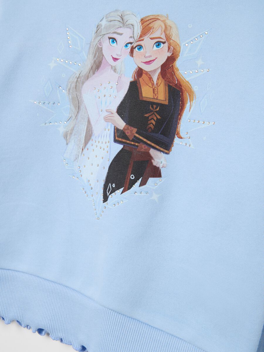 Blue cotton blend regular fit girl's outfit_2