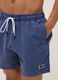 Navy blue swim boxer shorts with drawstring_3