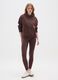 Brown skinny stretch cotton leggings_0