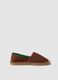 Brown espadrilles with contrasting trim_0