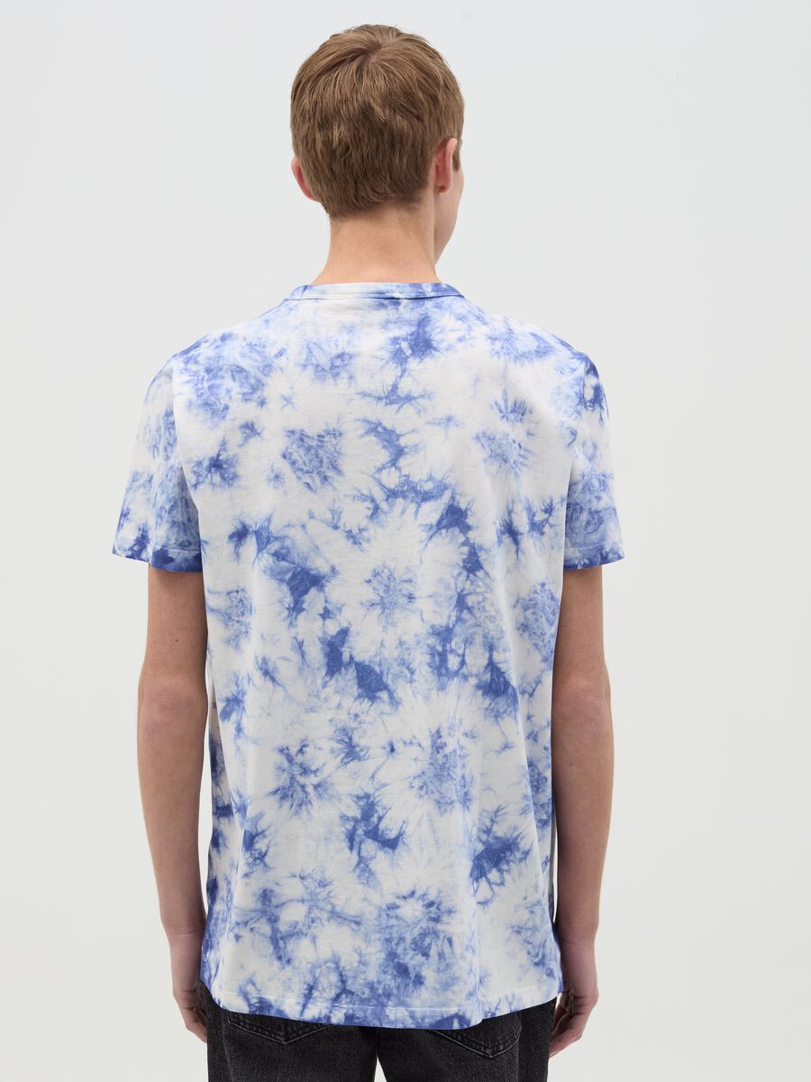 Tie-dye T-shirt with Nirvana print_2