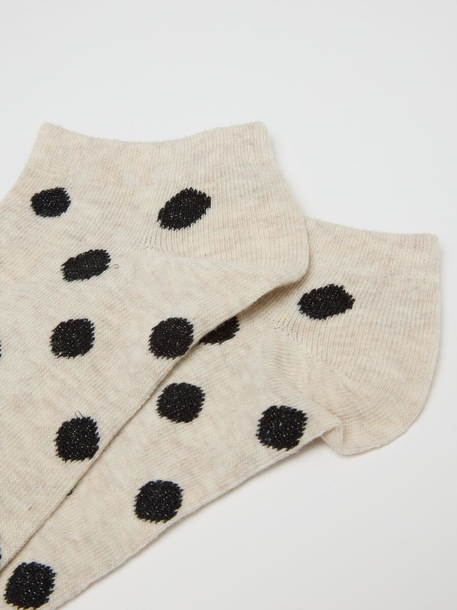 Multicolour dotted cotton socks tripack_1
