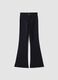Leggings neri flare in tessuto elasticizzato traspirante ALTAVIA STUDIO_6