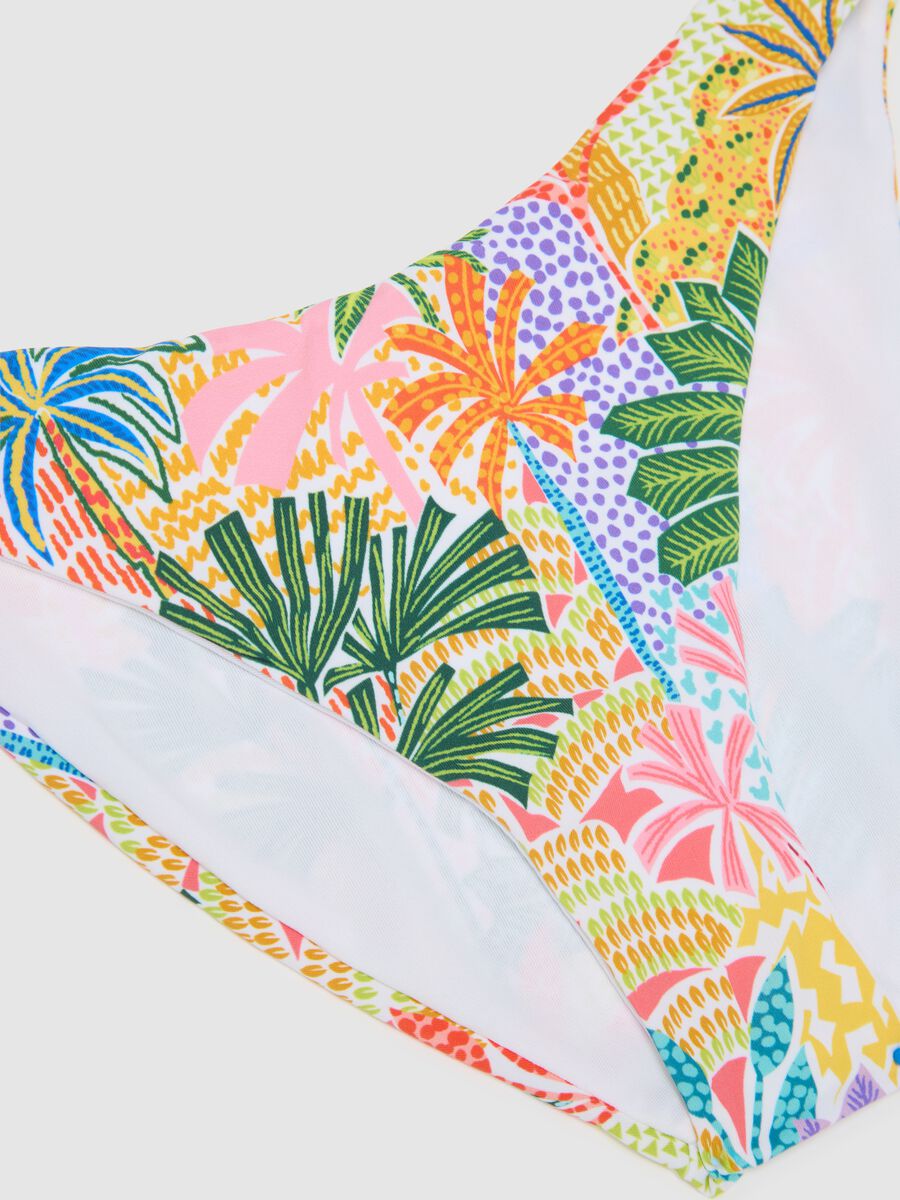 Women's multicolour stretchy blend bikini_5