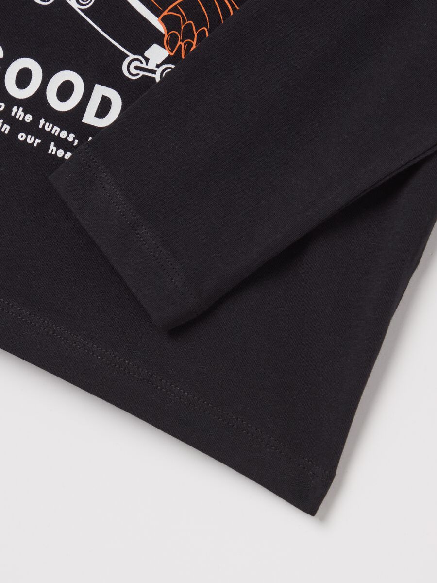 Long-sleeved T-shirt in cotton with print_3