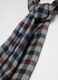Multicolour Checkered Scarf with Fringes_1