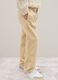 Children's beige trousers in stretch cotton and regular fit velvet_2