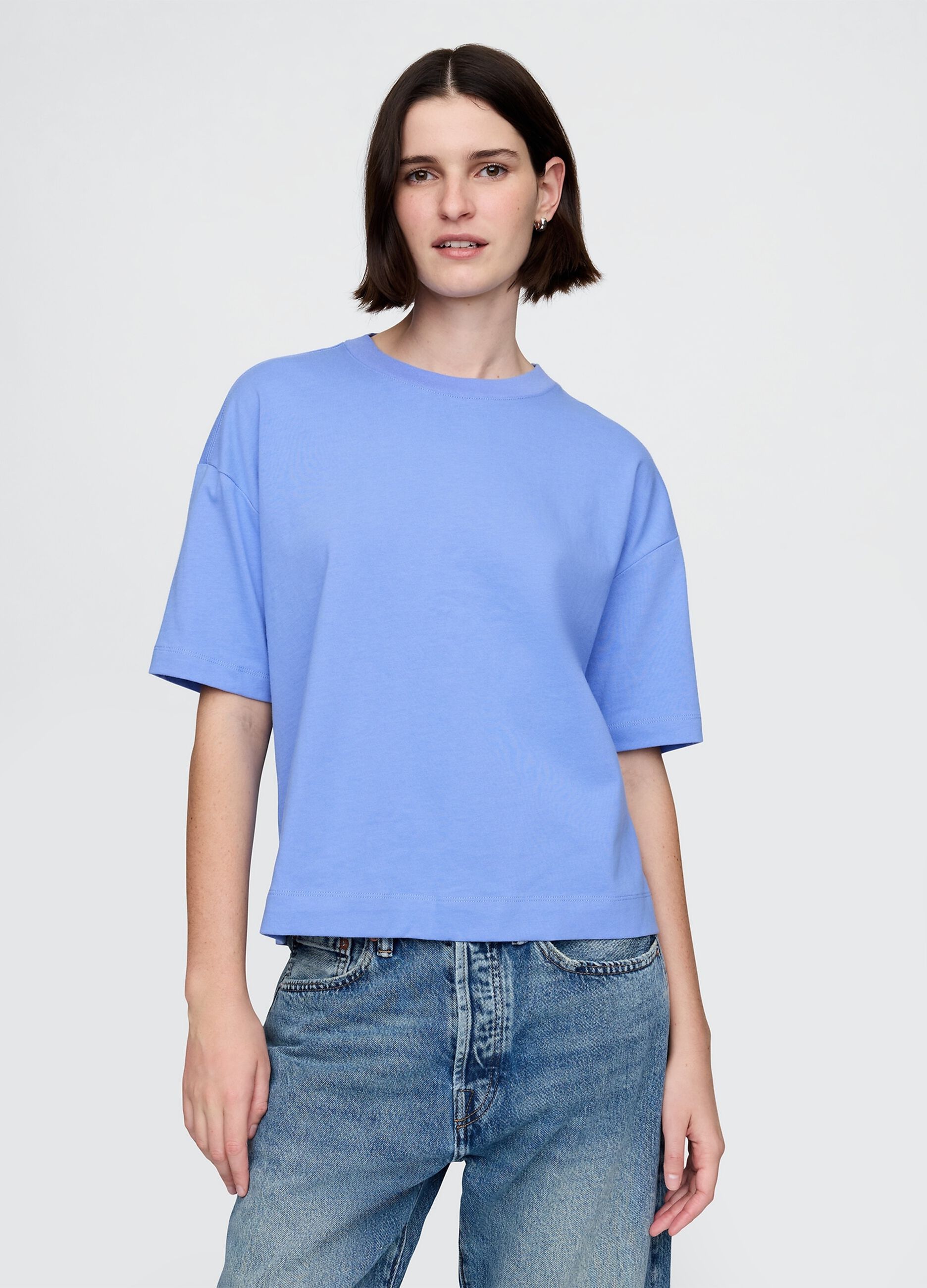 Gap Short Sleeve Blue Cotton T-shirt