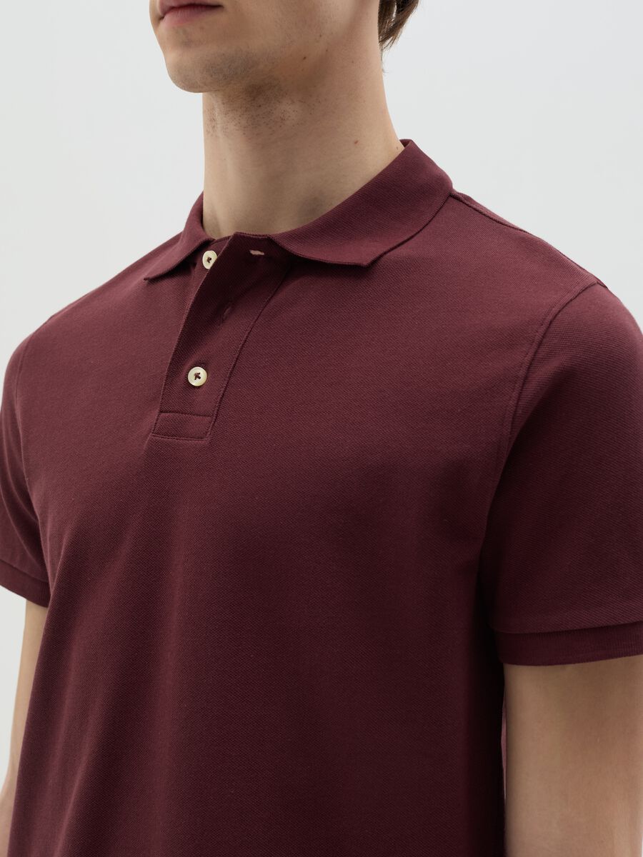 Polo shirt in organic cotton piquet_2