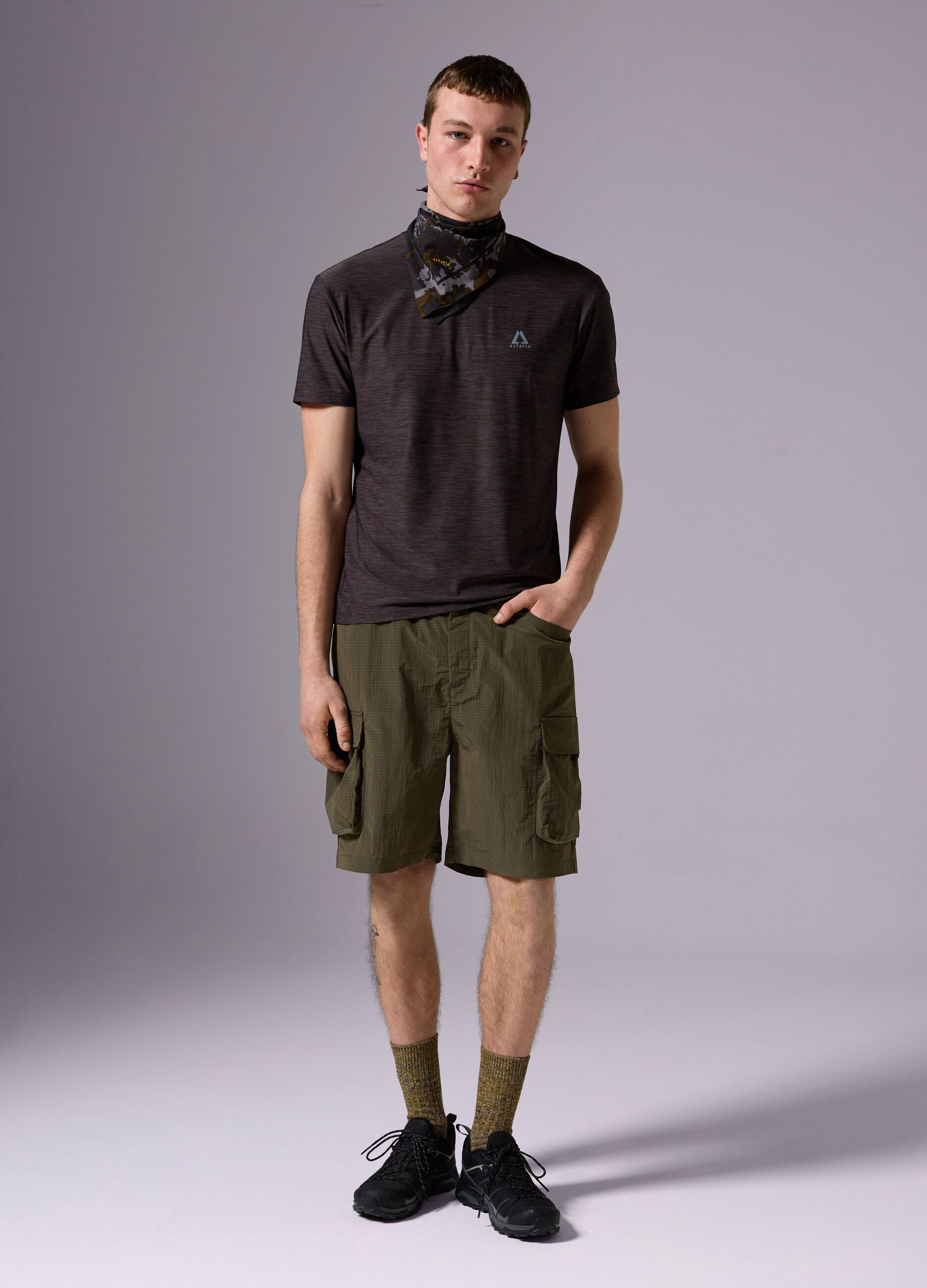 ALTAVIA WITH DEBORAH COMPAGNONI T-shirt in technical fabric
