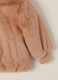 Pink faux fur jacket for baby girl_2