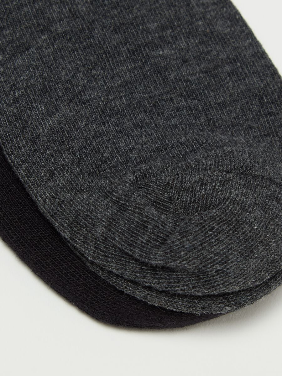 Seven-pair pack sneaker liners with striped design_2