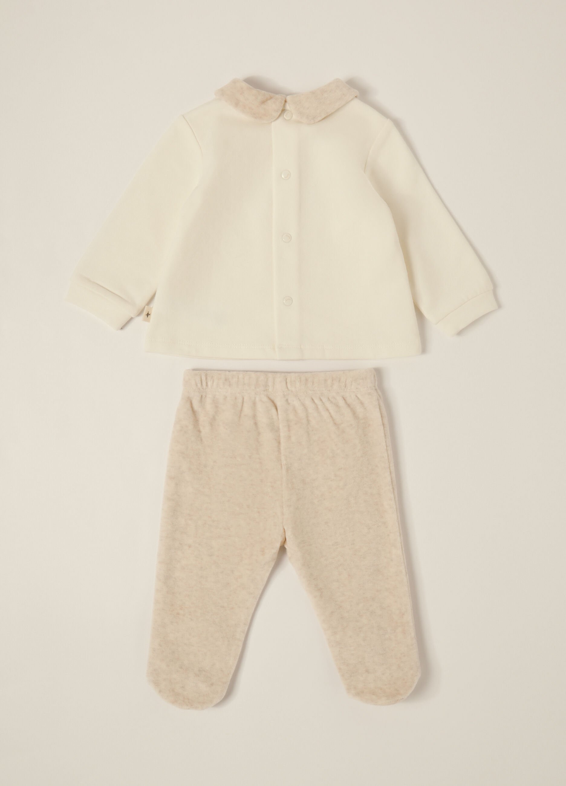 Set in french terry di cotone stretch IANA