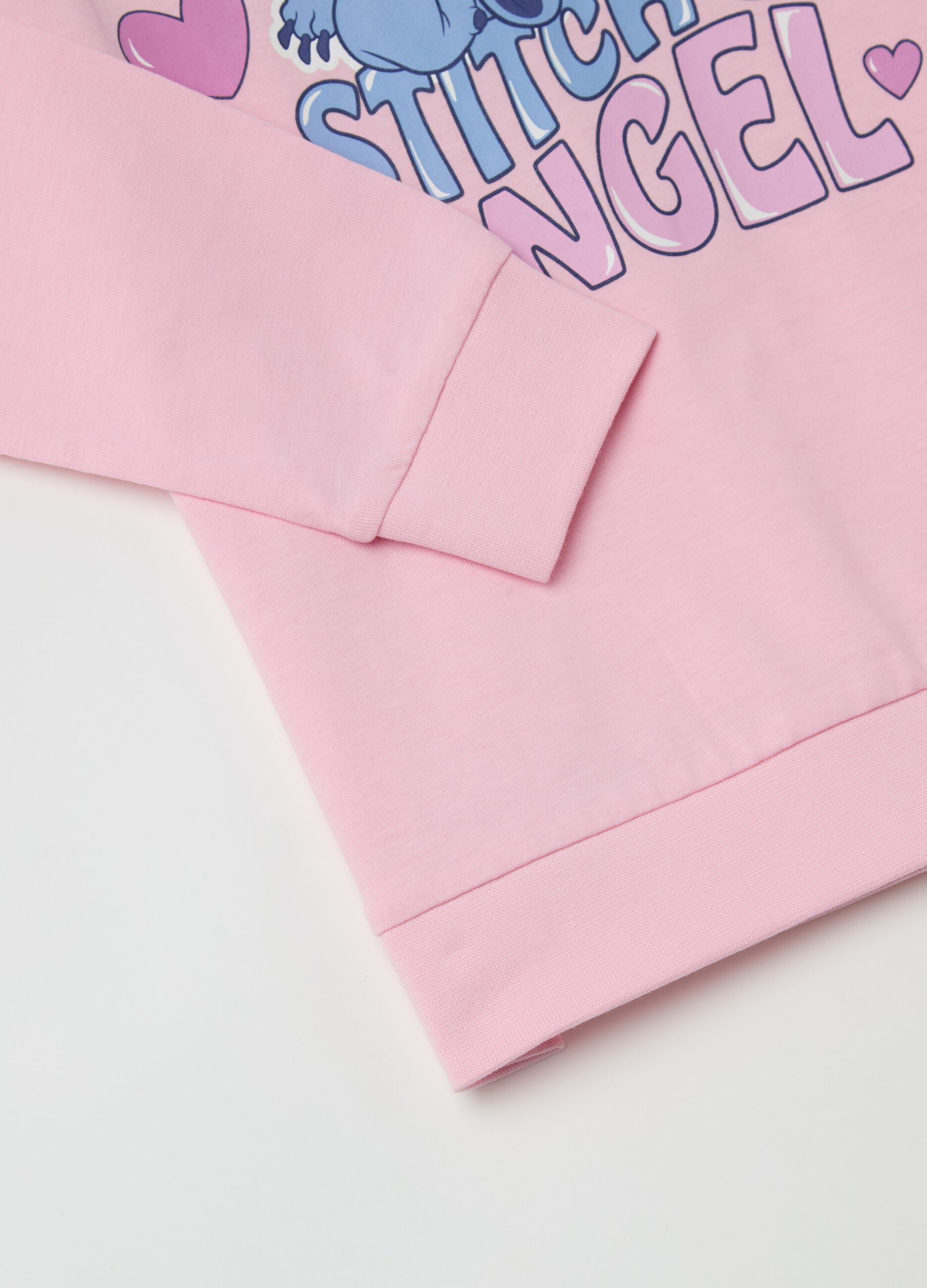 Long pyjamas with Stitch and Angel print