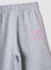 Grey marl cotton-blend tracksuit with crew neck print, regular fit_3