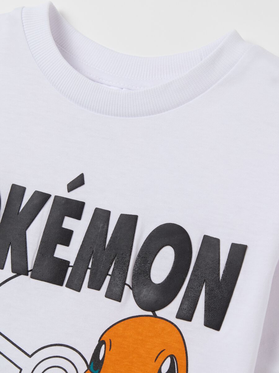 Cotton T-shirt with Pokémon print_2