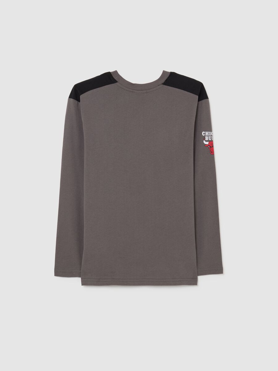 Maglia da ragazzo in puro cotone marrone regular fit con scollo rotondo_1