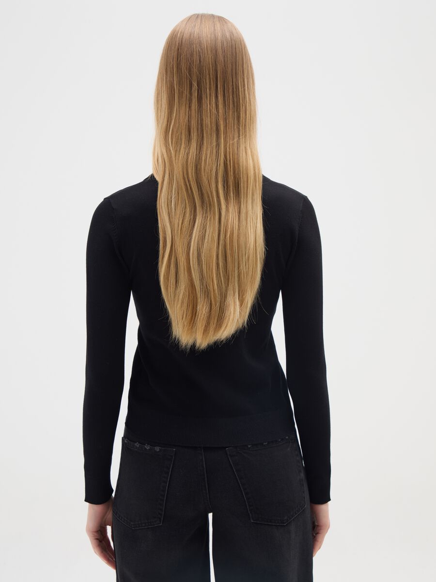 Regular fit black jumper_2