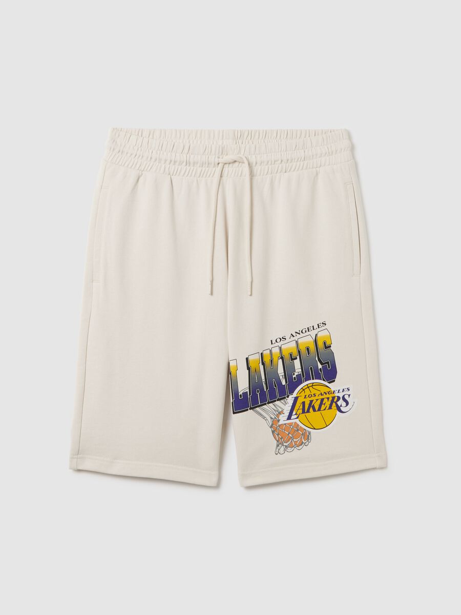 Los Angeles Lakers Men's Cotton Athletic Shorts_4