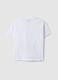 White pure cotton children's t-shirt regular fit with print_1