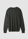Green crew-neck jumper in viscose blend, regular fit_2