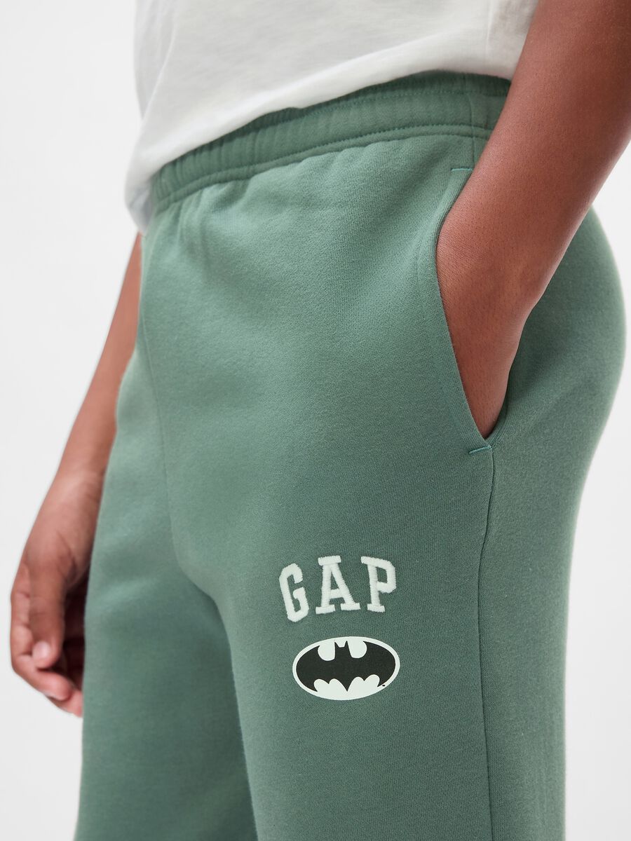 Joggers with Batman print and logo embroidery_3
