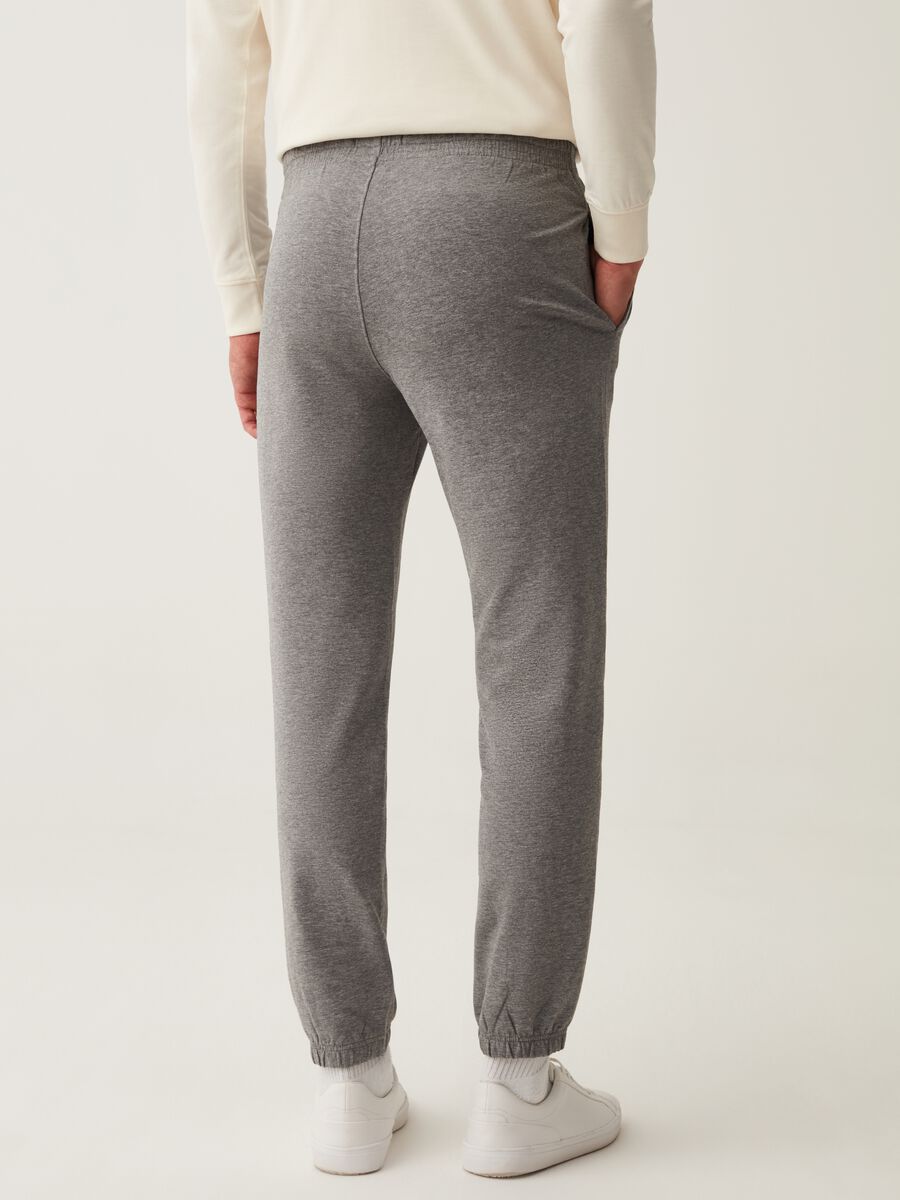 Joggers straight fit in French Terry_2