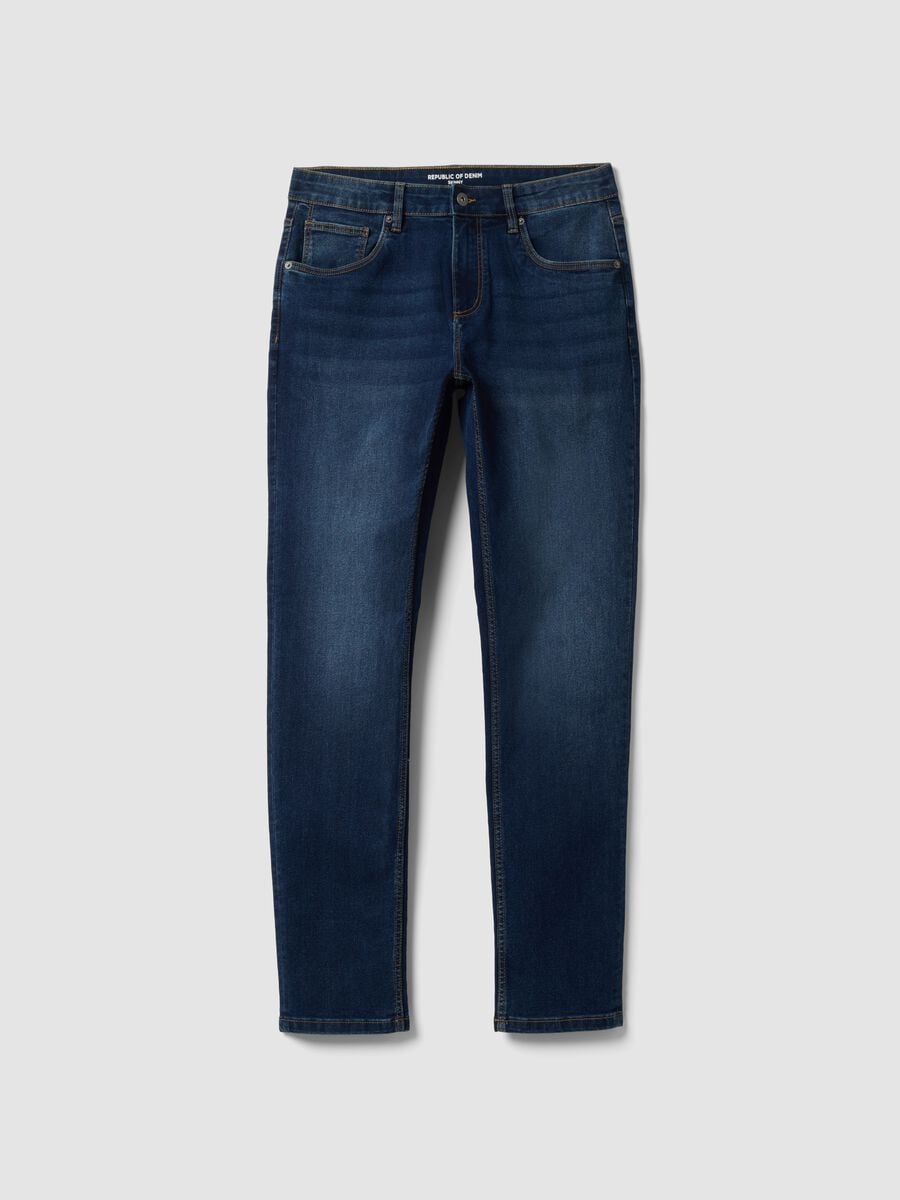 skinny-fit stretch cotton denim jeans_0