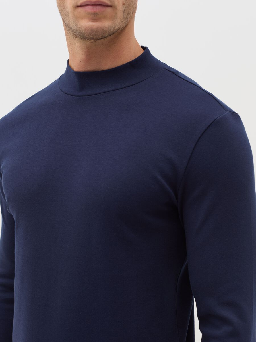 Long-sleeved T-shirt in interlock cotton_3