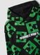 Black Minecraft all-over print cotton-blend oversized hoodie_2