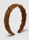Brown Hairband with Ruched Details_2