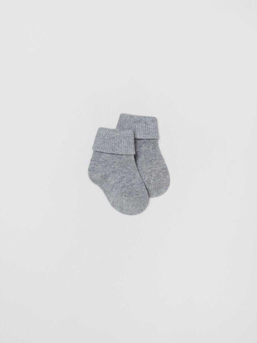 Tripack calze stretch con risvolto_1