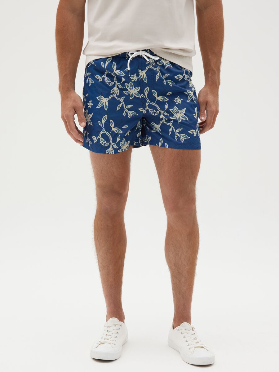 Men's Multicolour Fabric Swimwear with Regular Fit_1