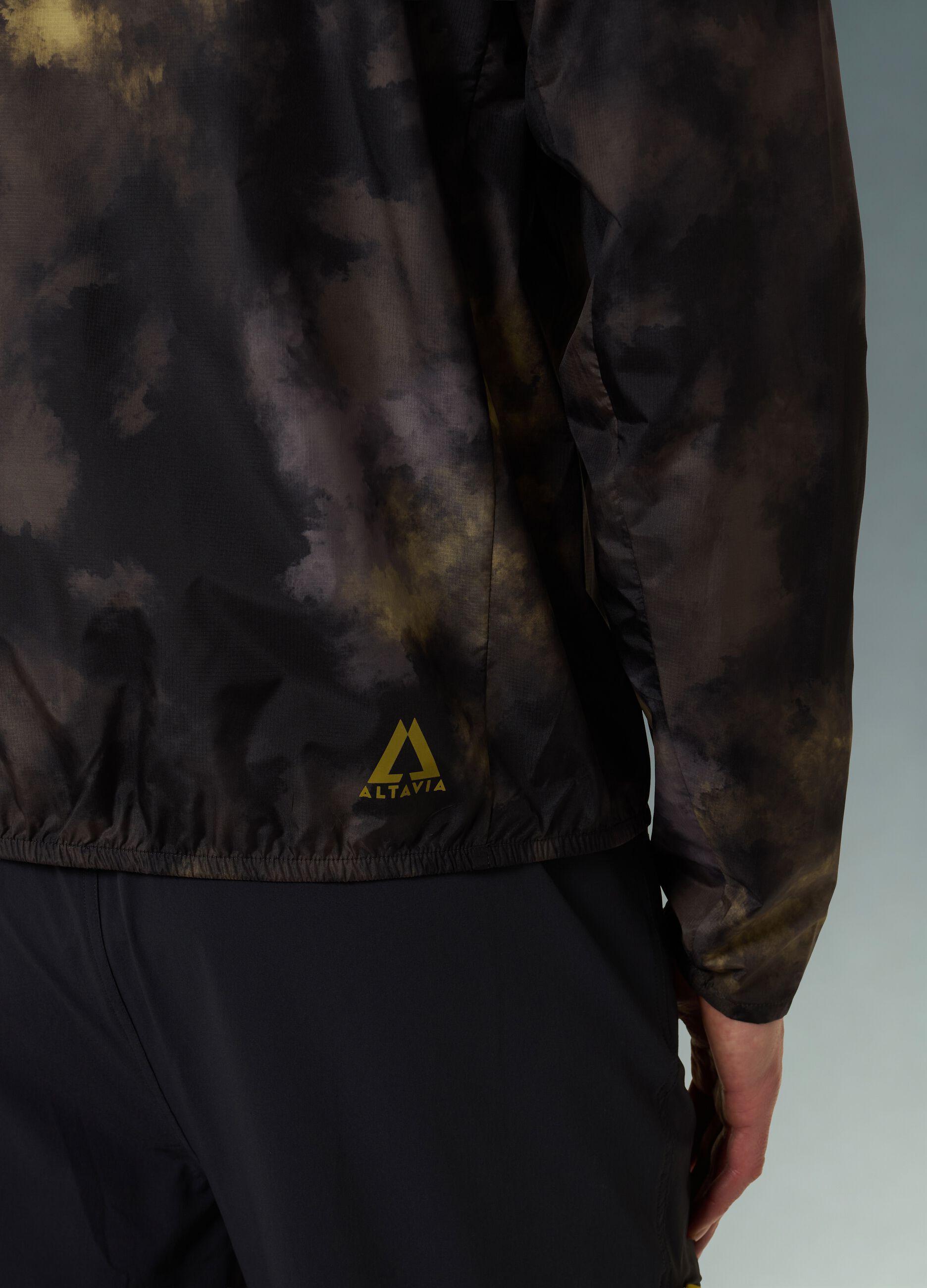 Tie Dye Effect Windbreaker Jacket ALTAVIA WITH DEBORAH COMPAGNONI