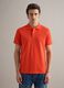 Orange short sleeve pure cotton polo shirt regular fit_2
