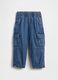Pantaloni cargo in denim_1