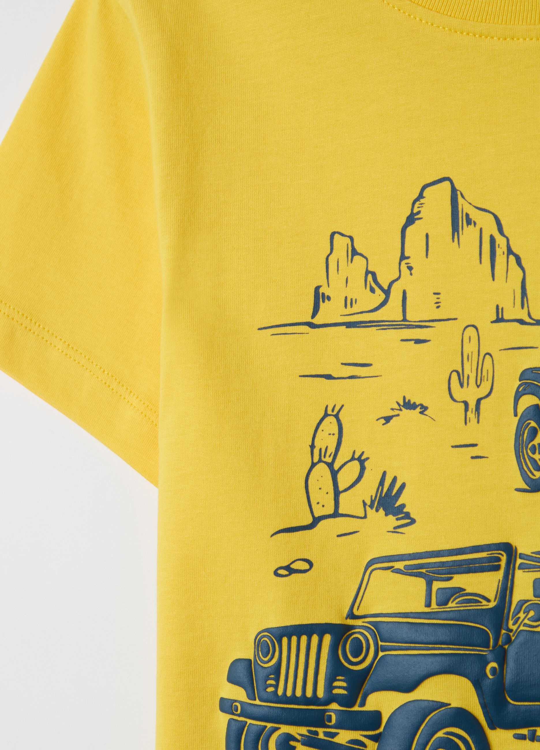 Cotton T-shirt with print