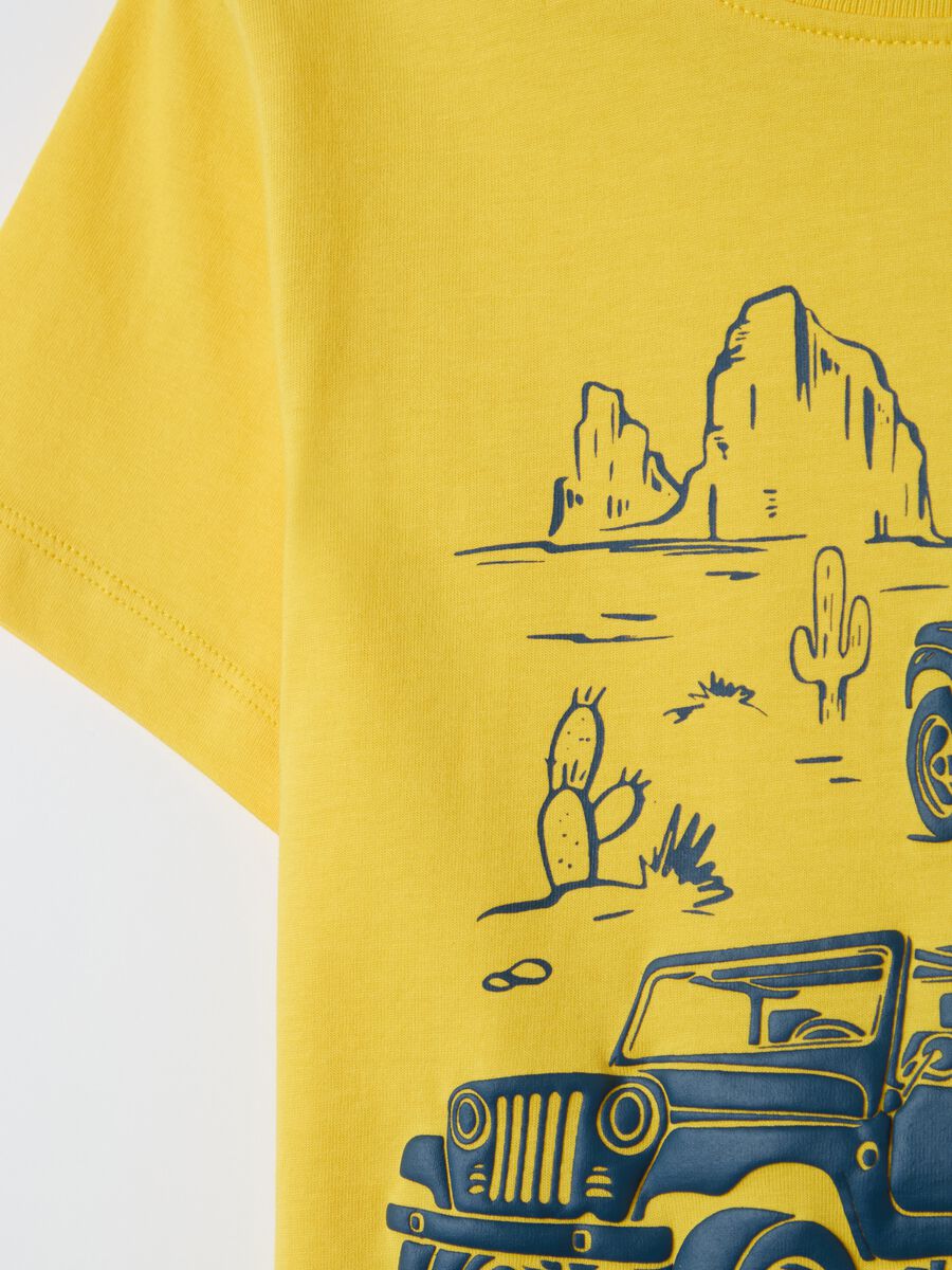 Cotton T-shirt with print_3