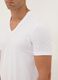 White pure Supima cotton V-neck T-shirt, regular fit_2